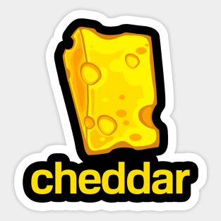 Cheddar Sticker